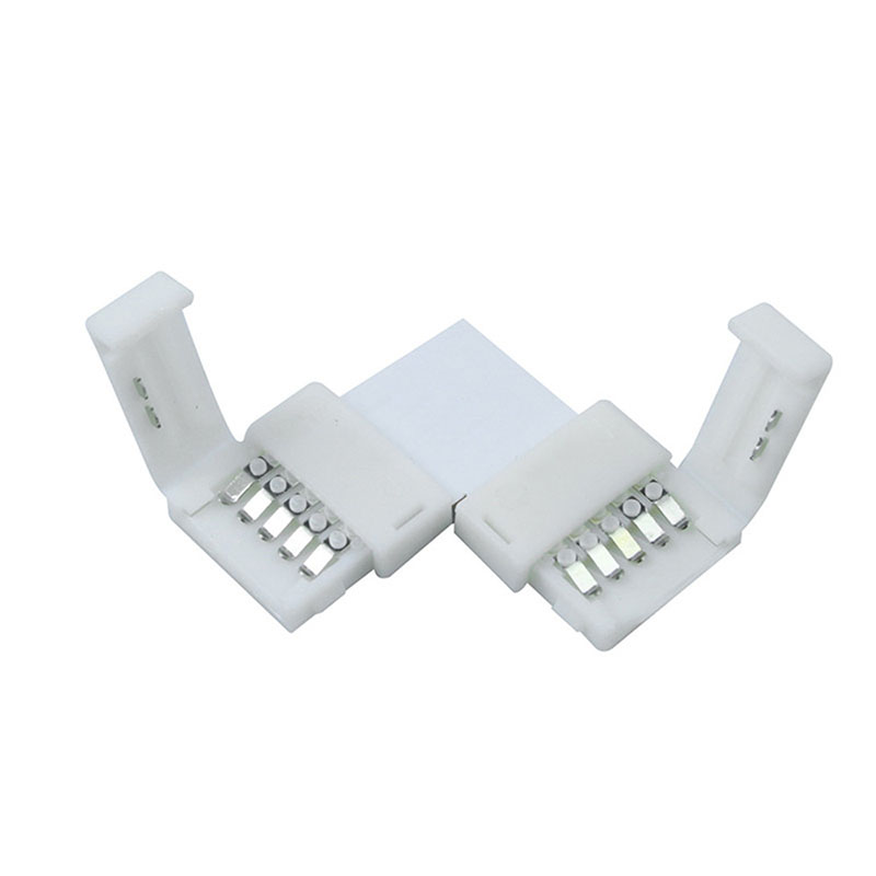 L Shape RGBW LED Strip Light 5 Pin Connector for 10/12 mm Wide 5050 and 3528 LED Indoor String Lights Extending Connection L Shape RGBW LED Strip Light 5 Pin Connector for 10/12 mm Wide 5050 and 3528 LED Indoor String Lights Extending Connection